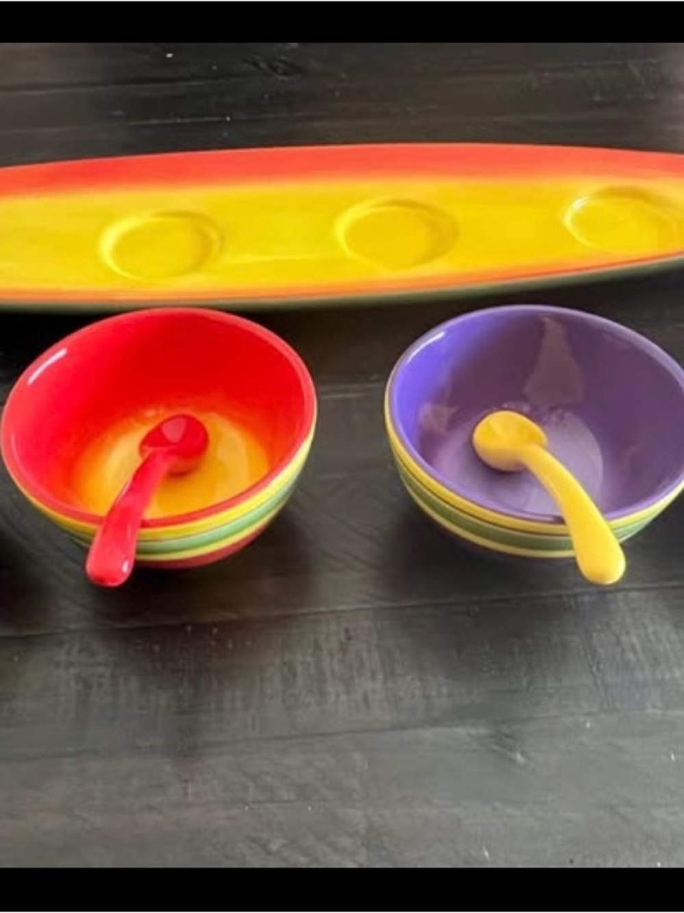 The Laurie Gates Sombrero 10-piece Ceramic Serve-ware Set - Picture 7 of 10